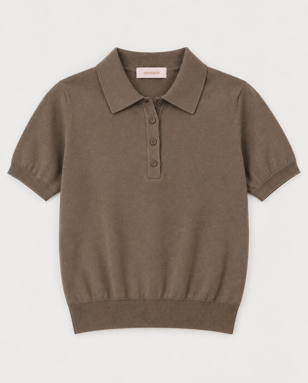 Kahve Polo Yaka Triko