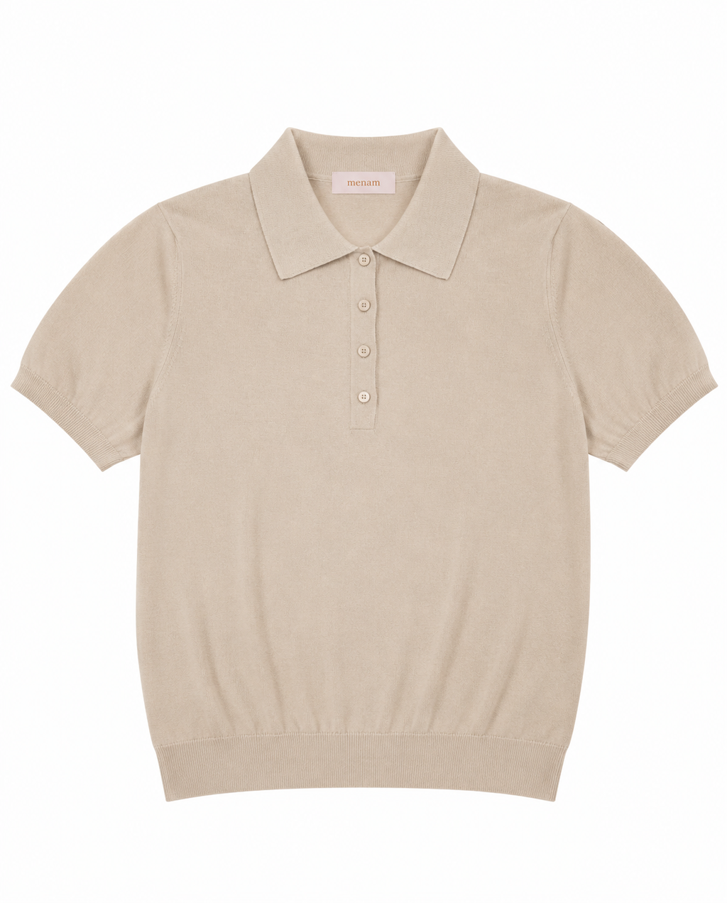 Bej Polo Yaka Triko