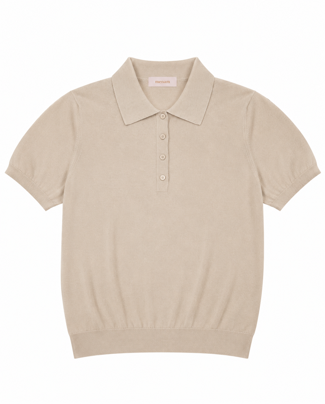 Bej Polo Yaka Triko