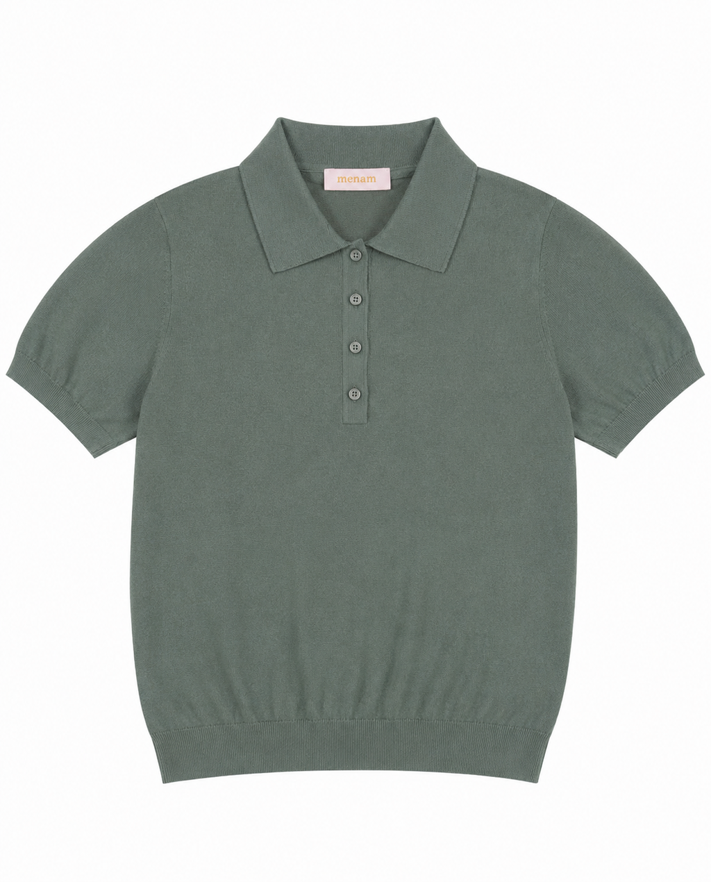 Yeşil Polo Yaka Triko