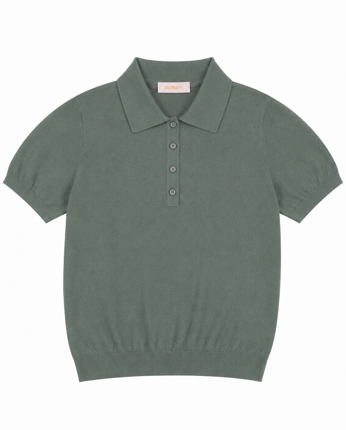 Yeşil Polo Yaka Triko