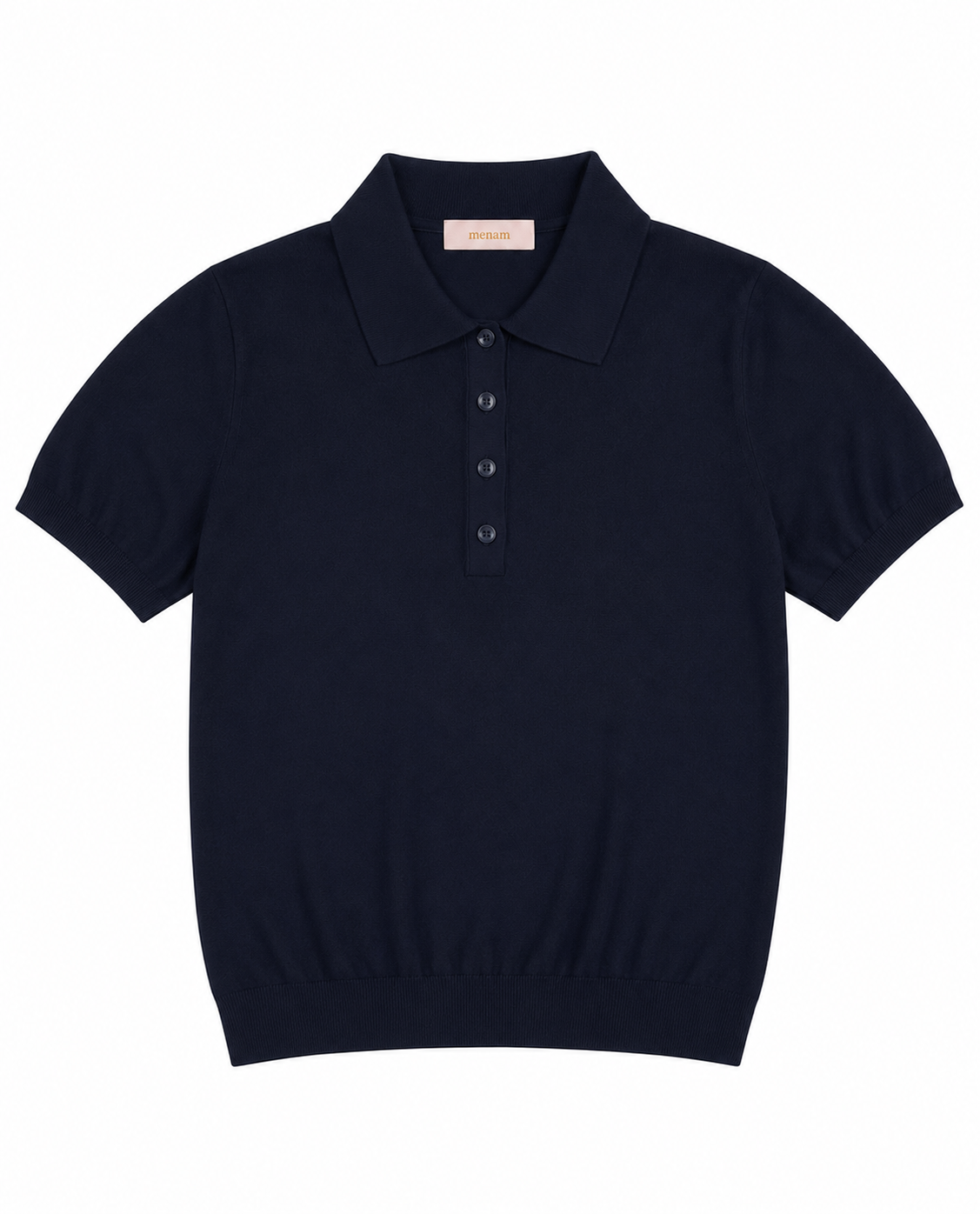 Lacivert Polo Yaka Triko