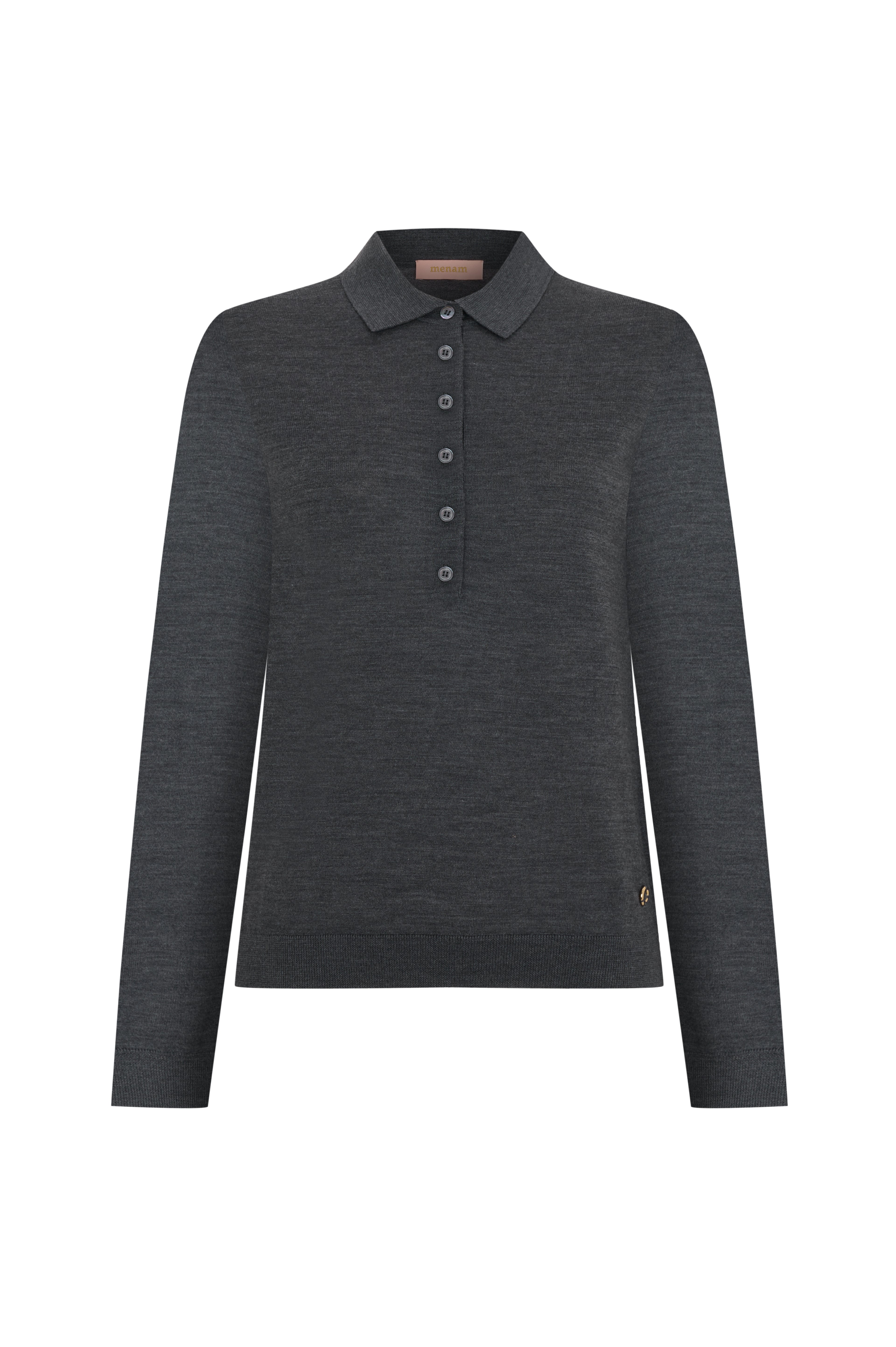 Gri Yün Triko Kazak