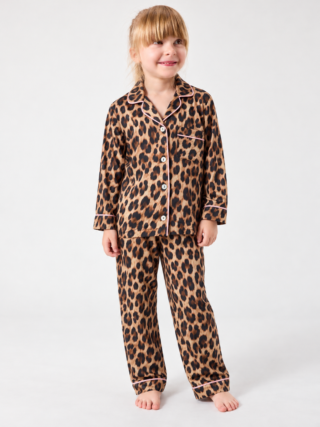 Leopard Muse Çocuk Pijama Takımı