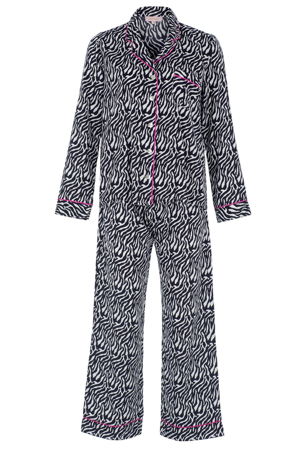 Zebra Uzun Pijama Takımı