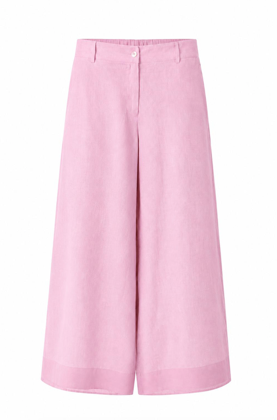 Pembe Keten Pantolon