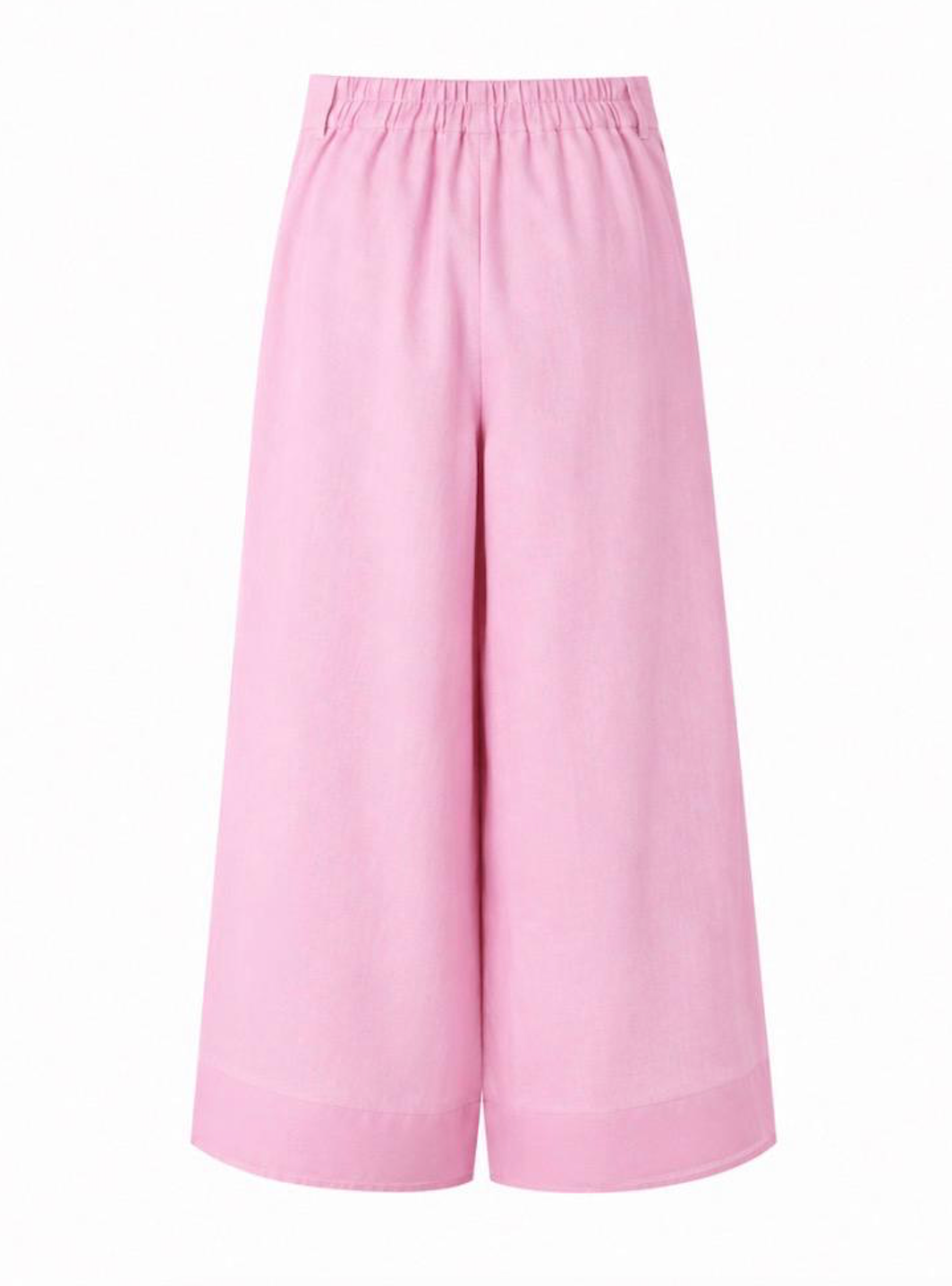 Pembe Keten Pantolon