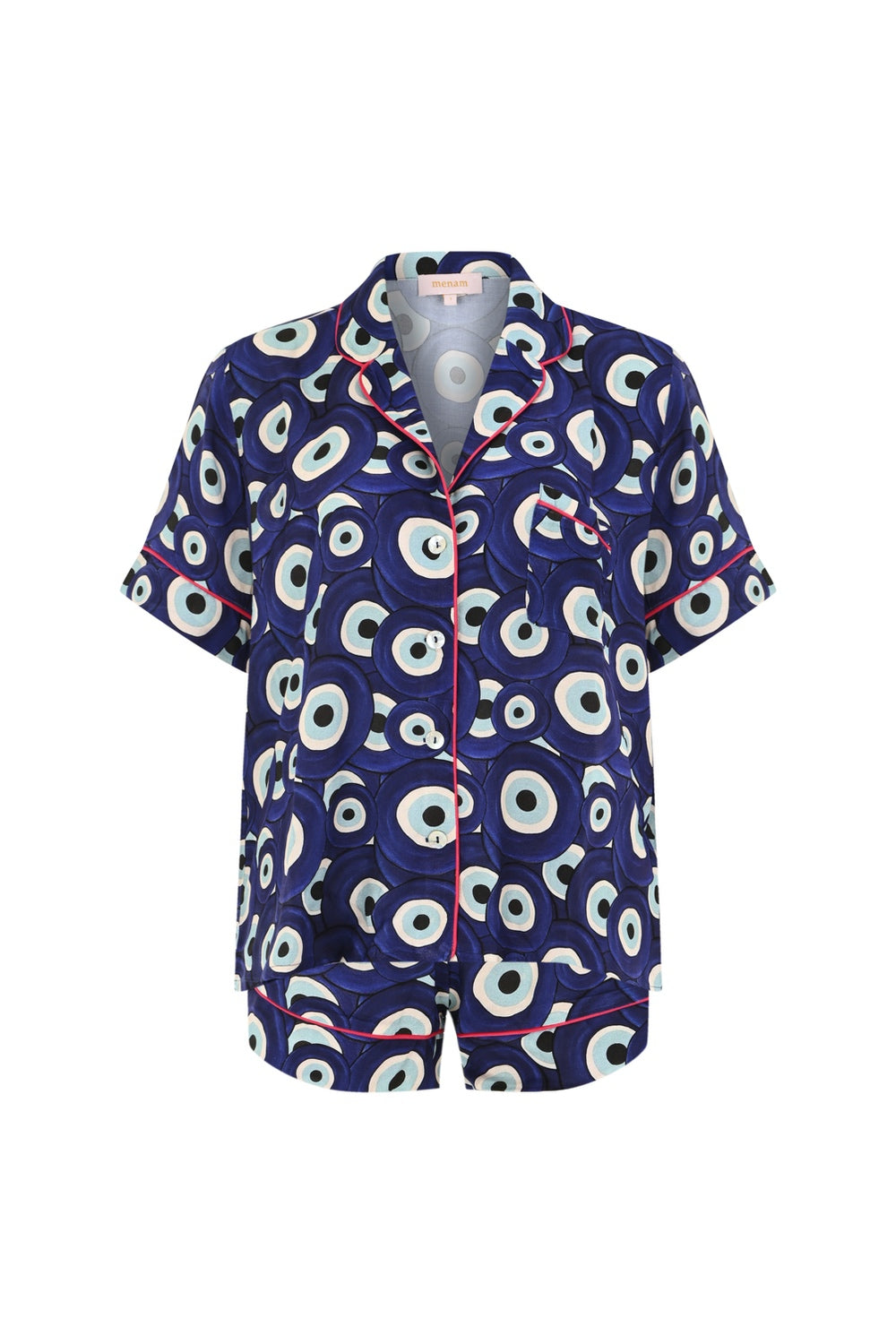 Evil Eye Şortlu Pijama Takımı