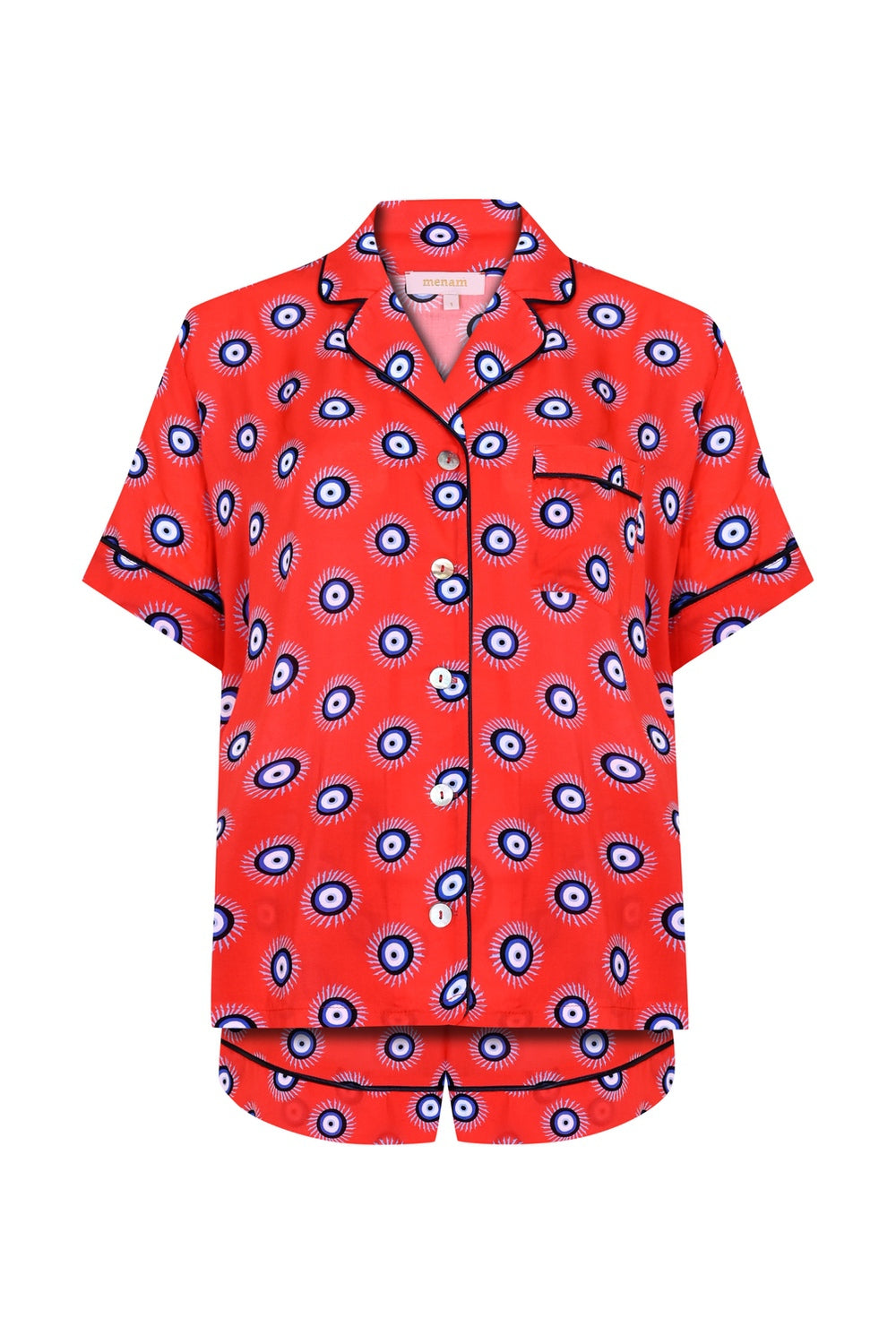 Red Evil Eye Pijama Takımı