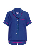 Lizbon Navy Şortlu Pijama Takımı