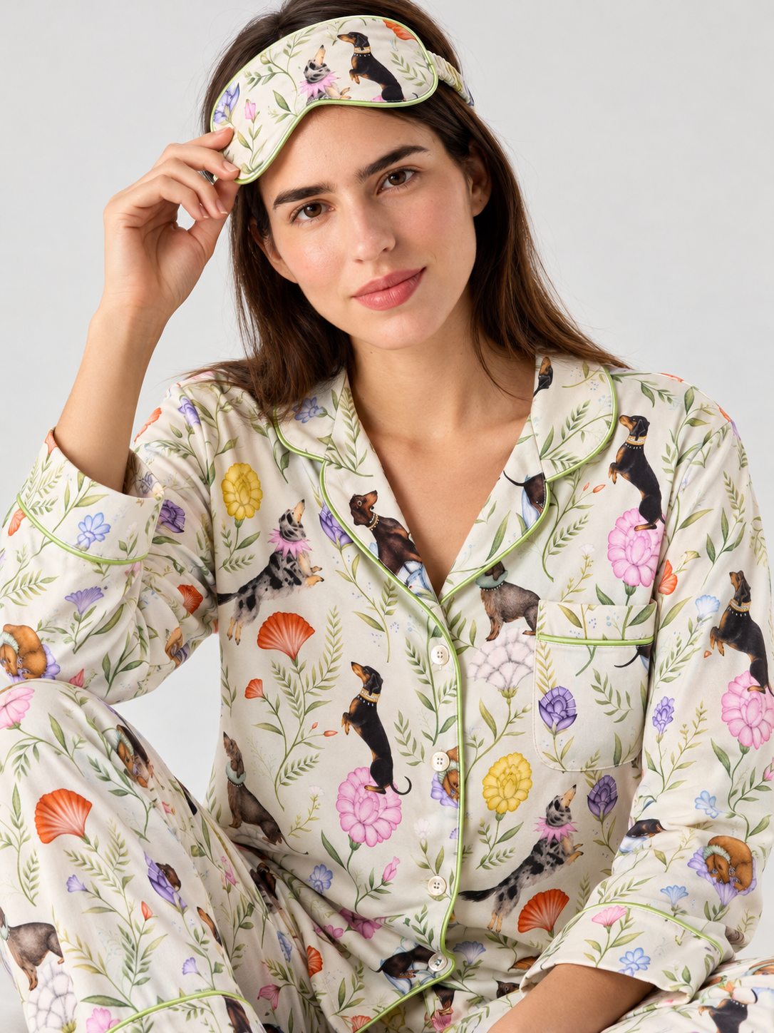 Petal Parade Uzun Pijama Takımı