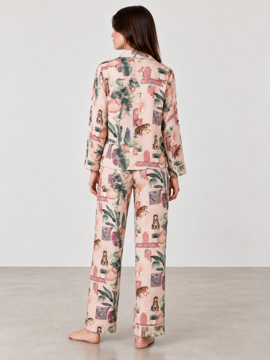 Tiger Riad Uzun Pijama Takımı