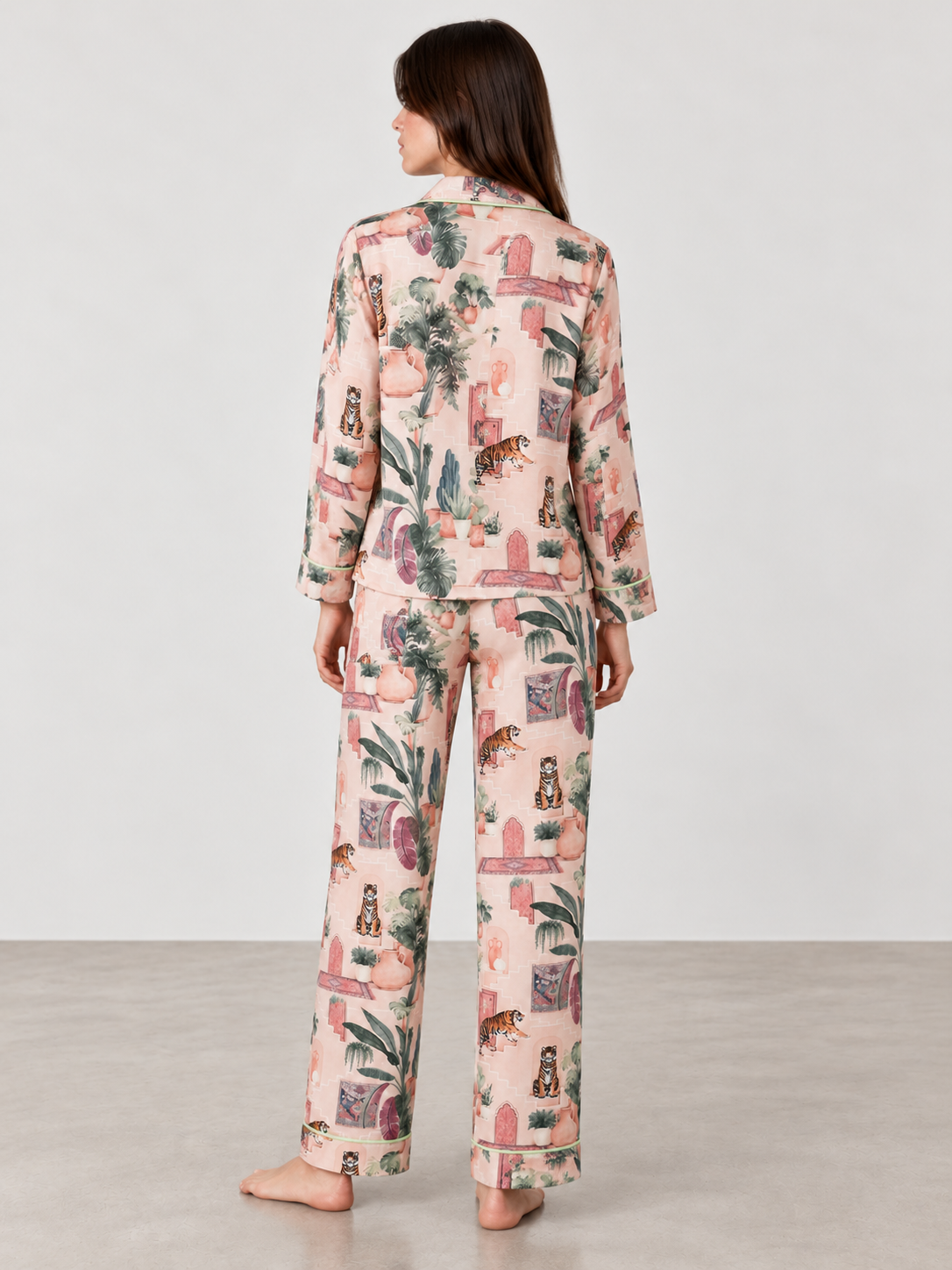 Tiger Riad Uzun Pijama Takımı
