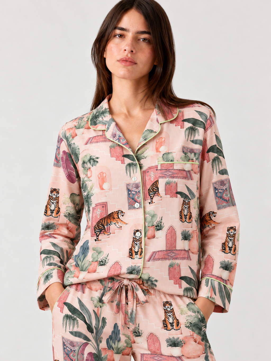 Tiger Riad Uzun Pijama Takımı