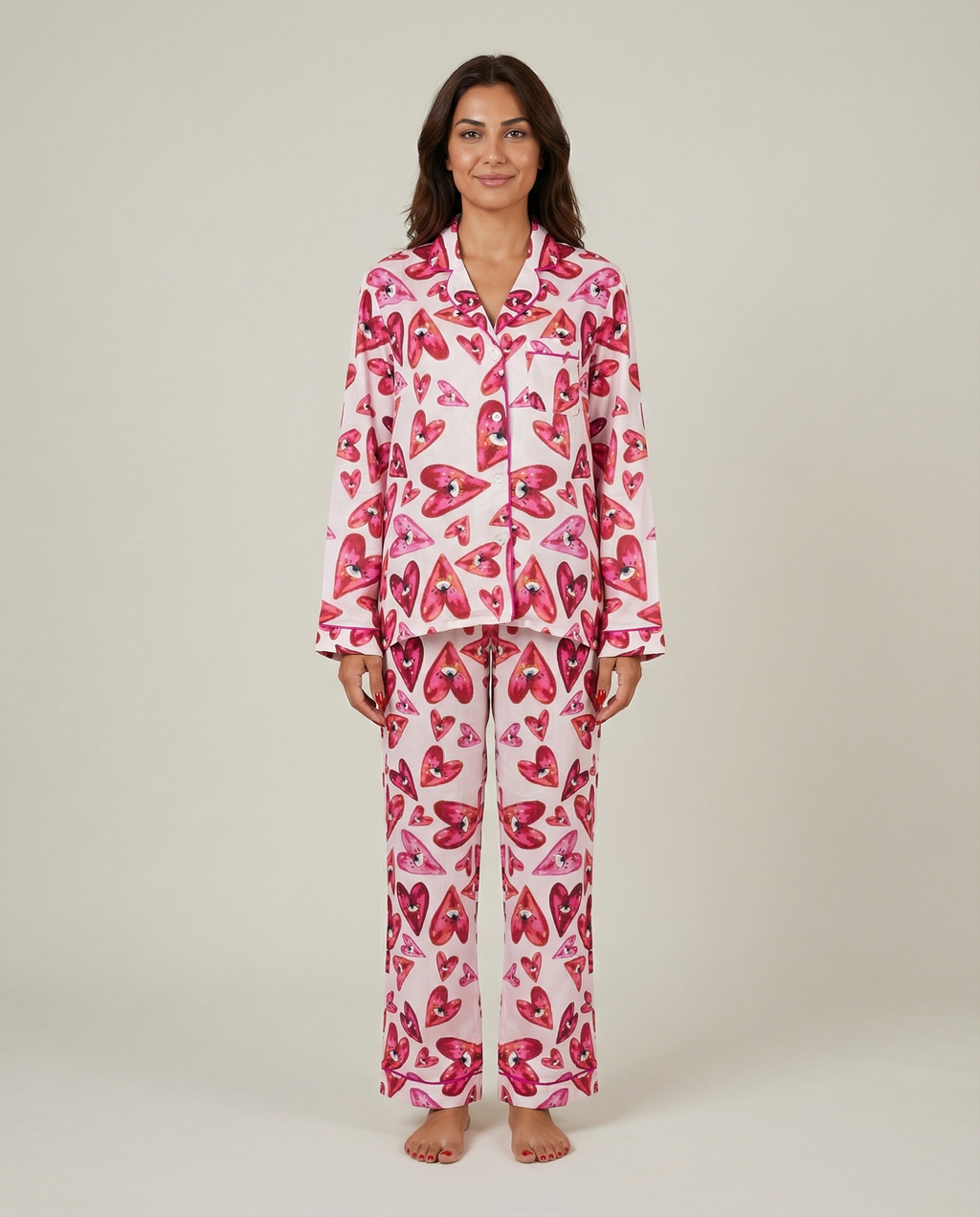 Amour Uzun Pijama Takımı