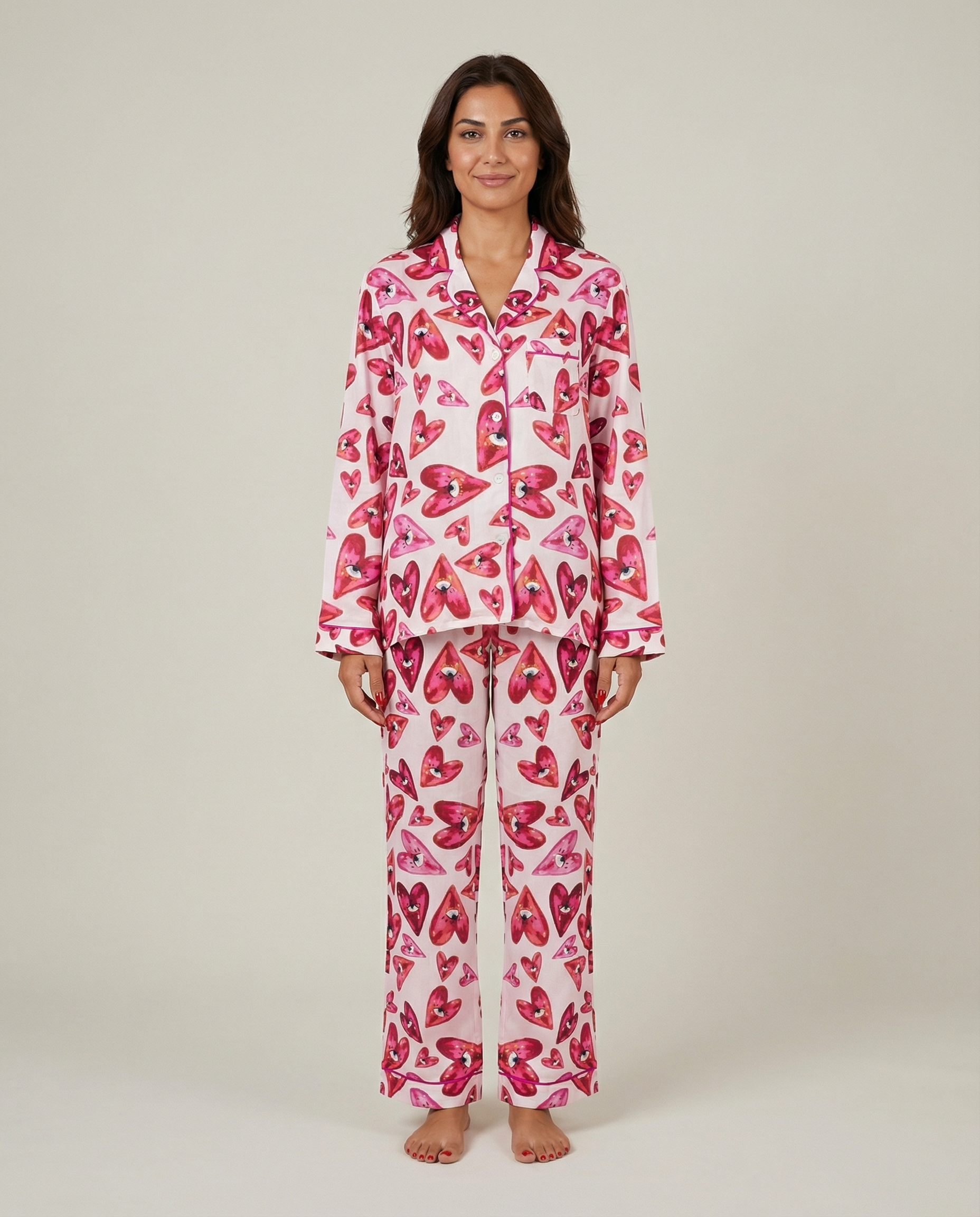 Amour Uzun Pijama Takımı