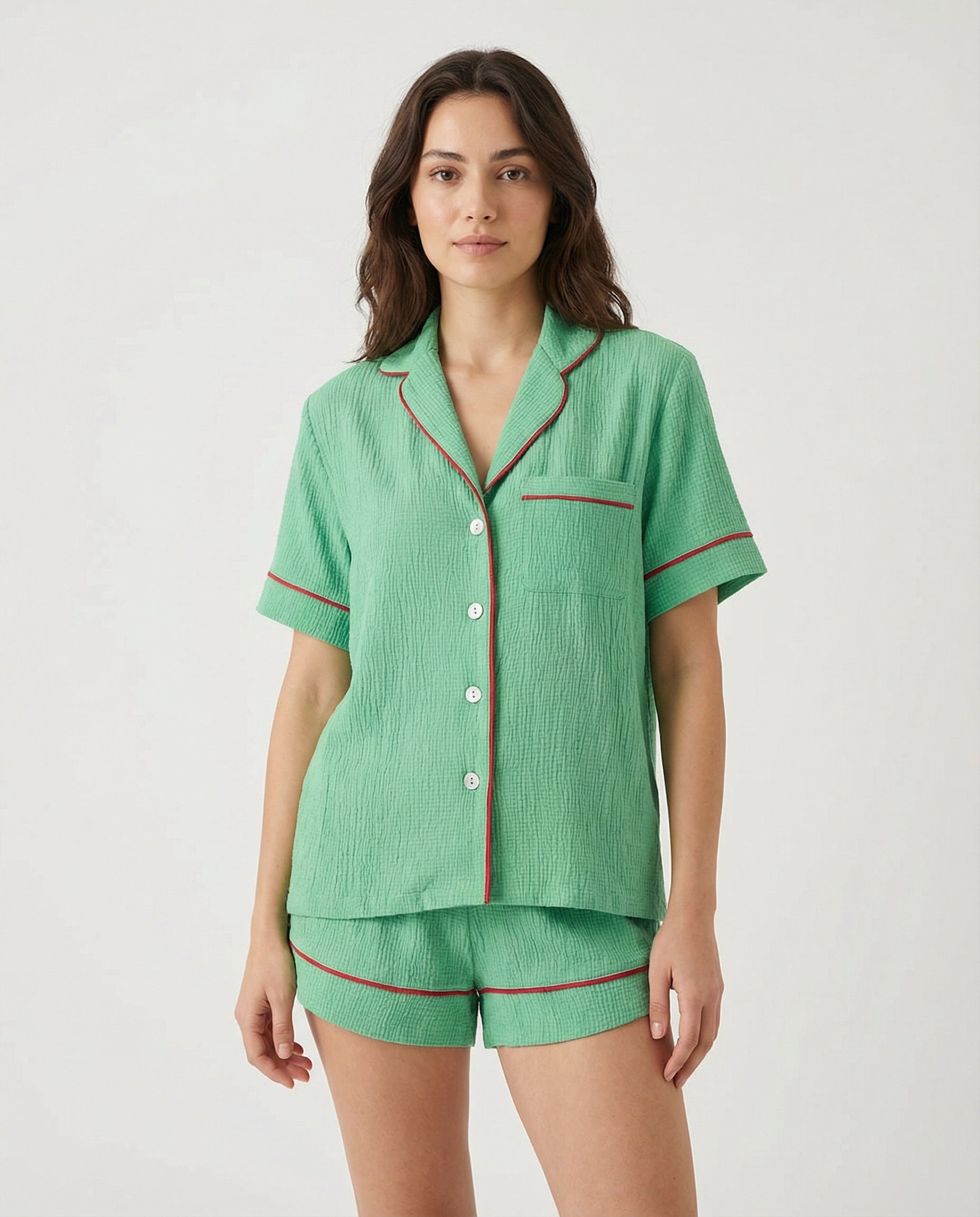 Lizbon Yeşil Pijama Takımı