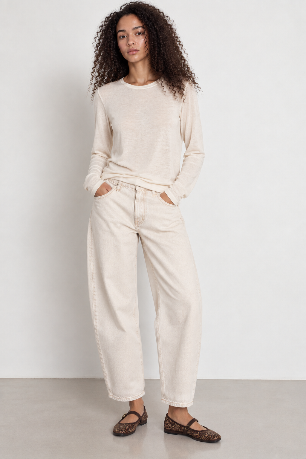 Ekru Extra Fine Merino Yünü Triko