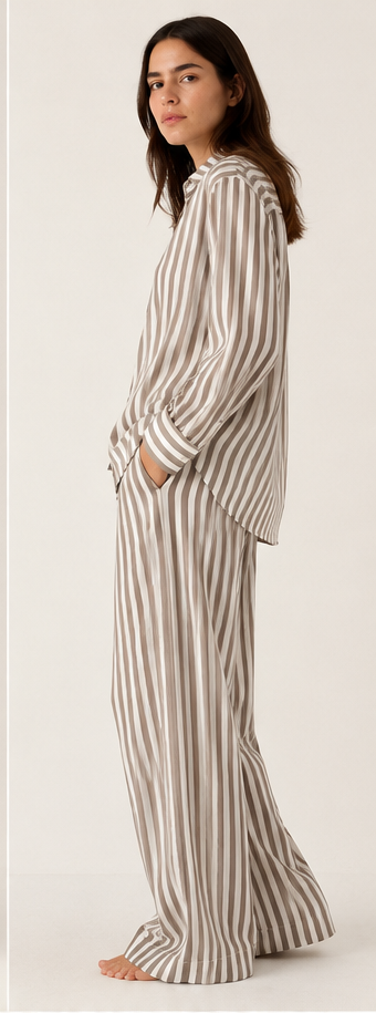 Sunday Stripe Çizgili Takım