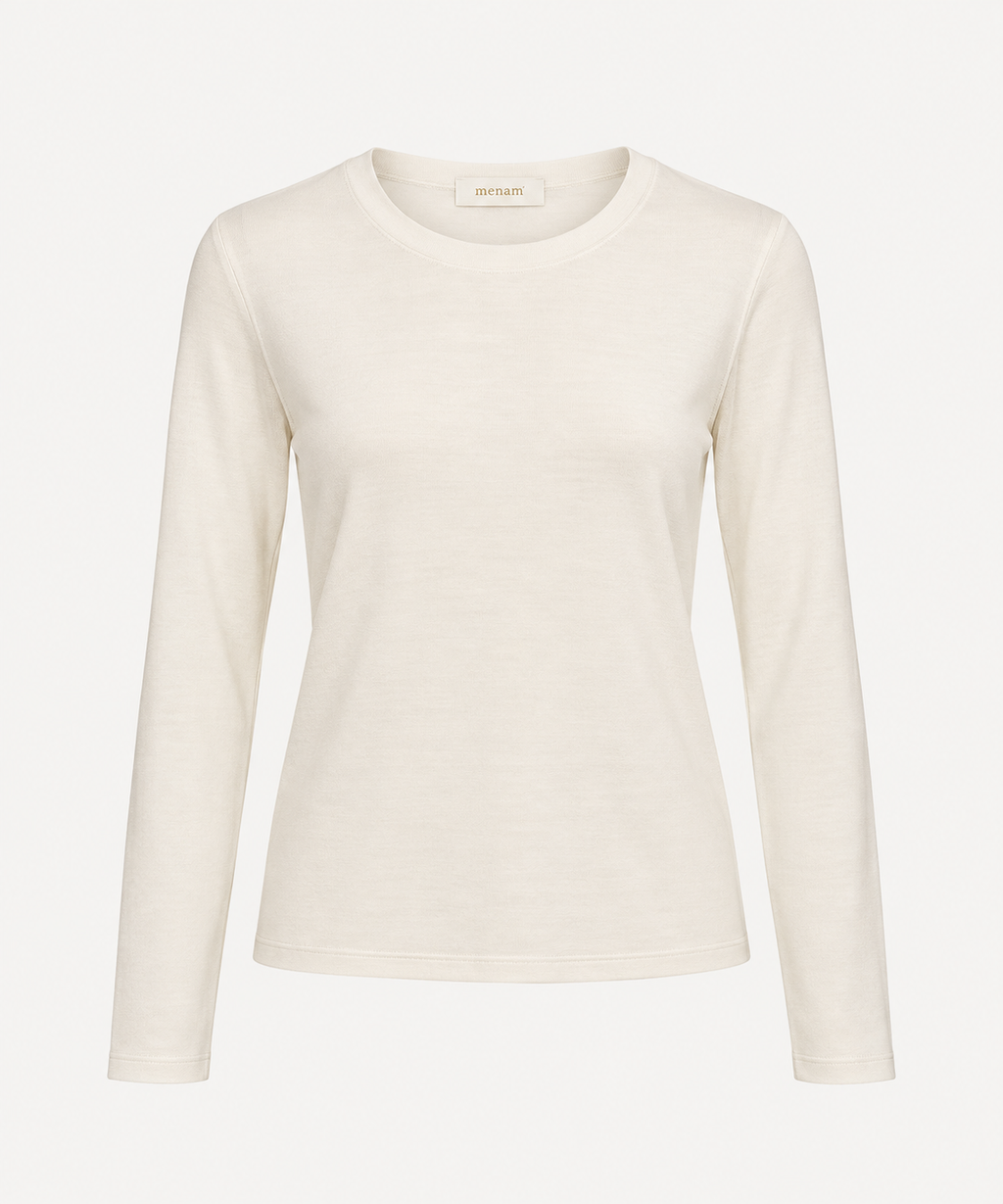 Ekru Extra Fine Merino Yünü Triko
