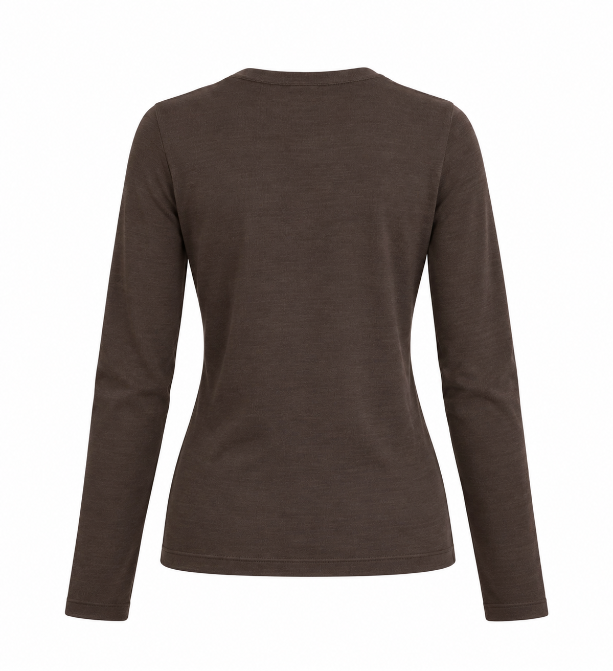 Kahverengi Extra Fine Merino Yünü Triko