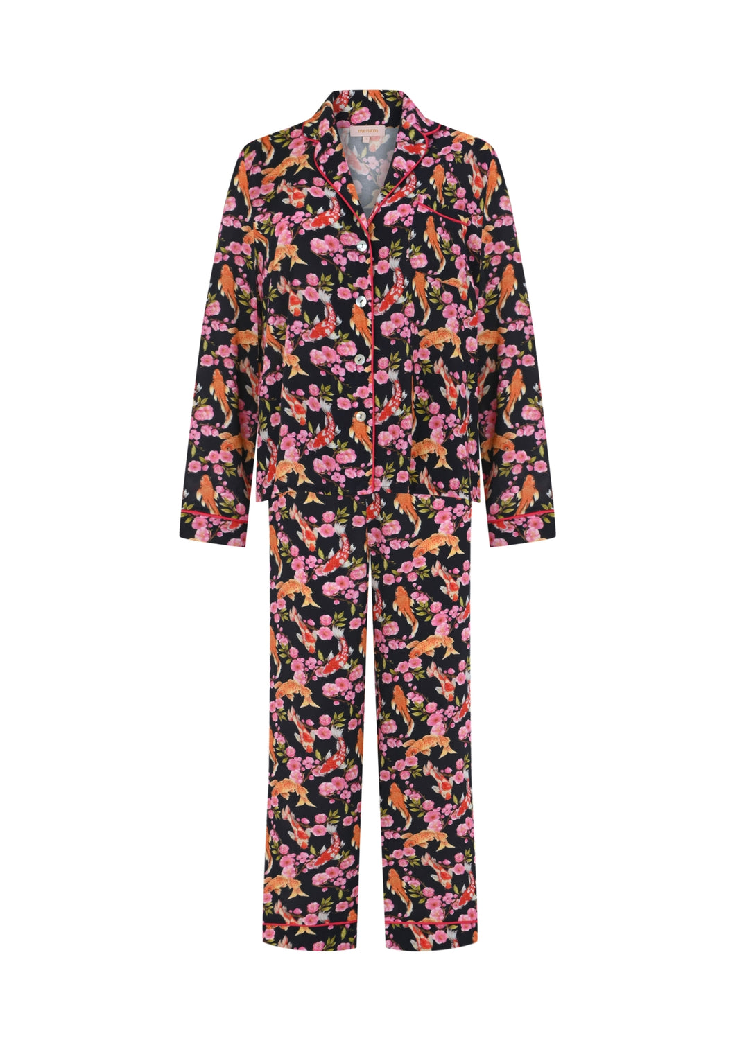 Nemo Viskon Uzun Pijama Takımı