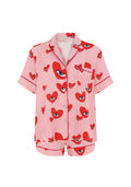 Pink Amour Viskon Şortlu Pijama Takımı